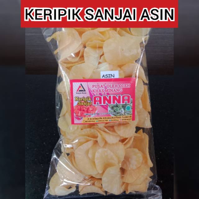 Jual KERIPIK SANJAI ASIN 250 GRAM (Sanjai Anna) Shopee Indonesia