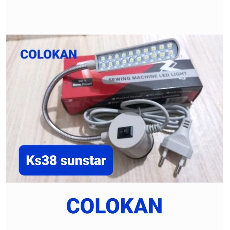 lampu 20 titik ke colokan