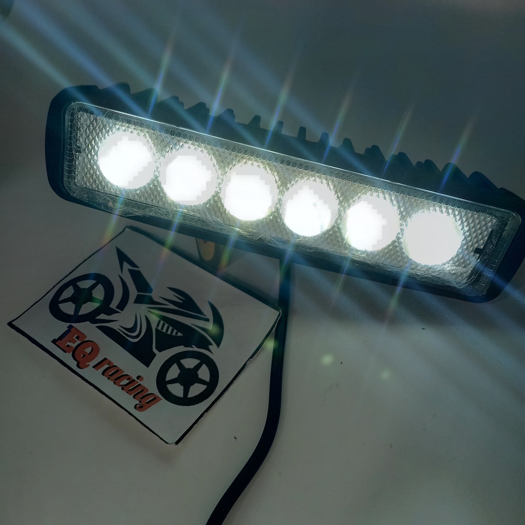 Lampu tembak sorot LED BAR CREE CWL 6 MATA Lampu tembak