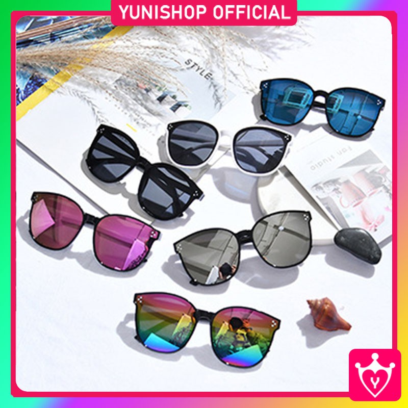 Kacamata Fashion Korea Wanita Pria Kekinian / Kacamata Blueray Anti UV Sunglasses Trendy / TS-93