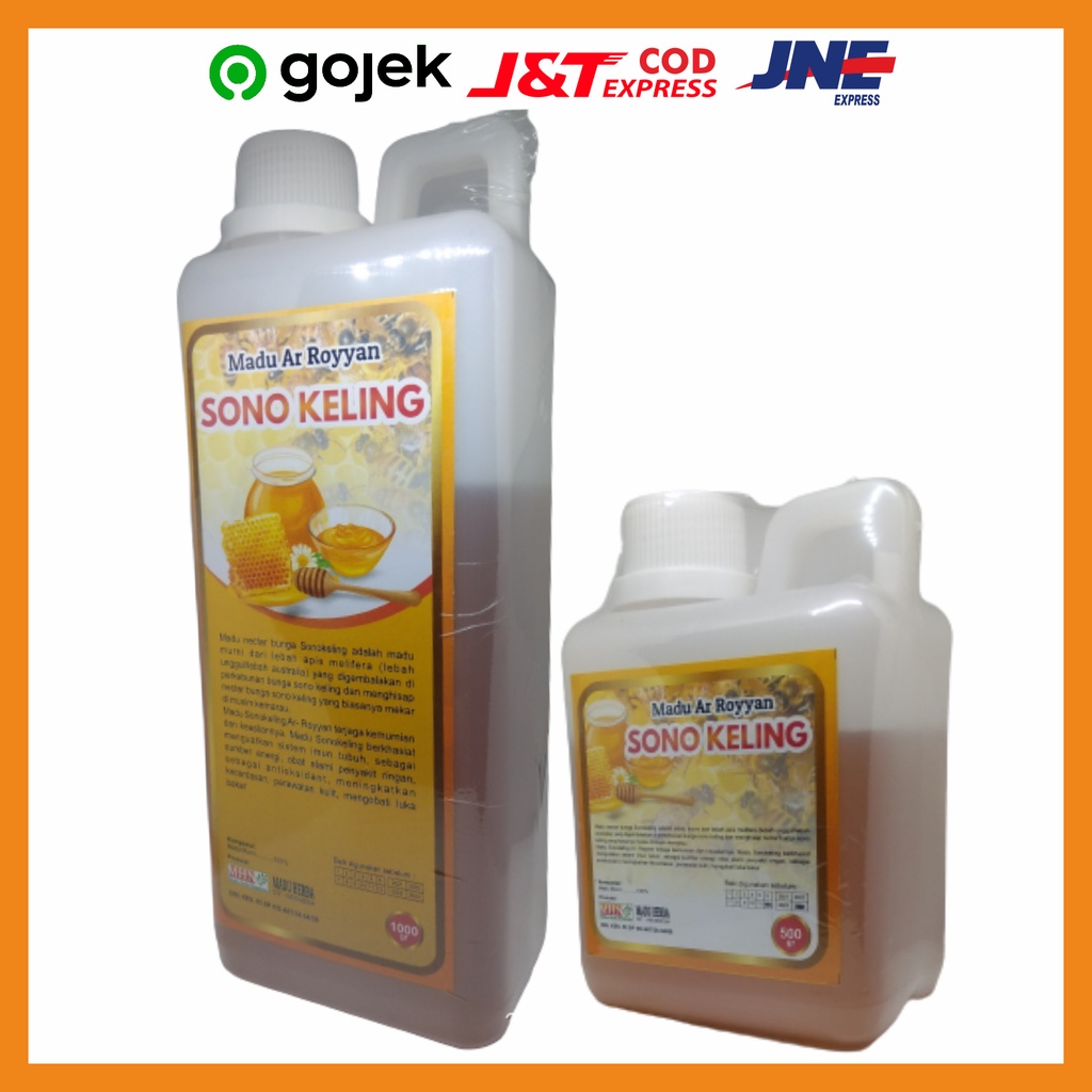 

Madu Sonokeling Madu Asli 500 gr - 1000 gr