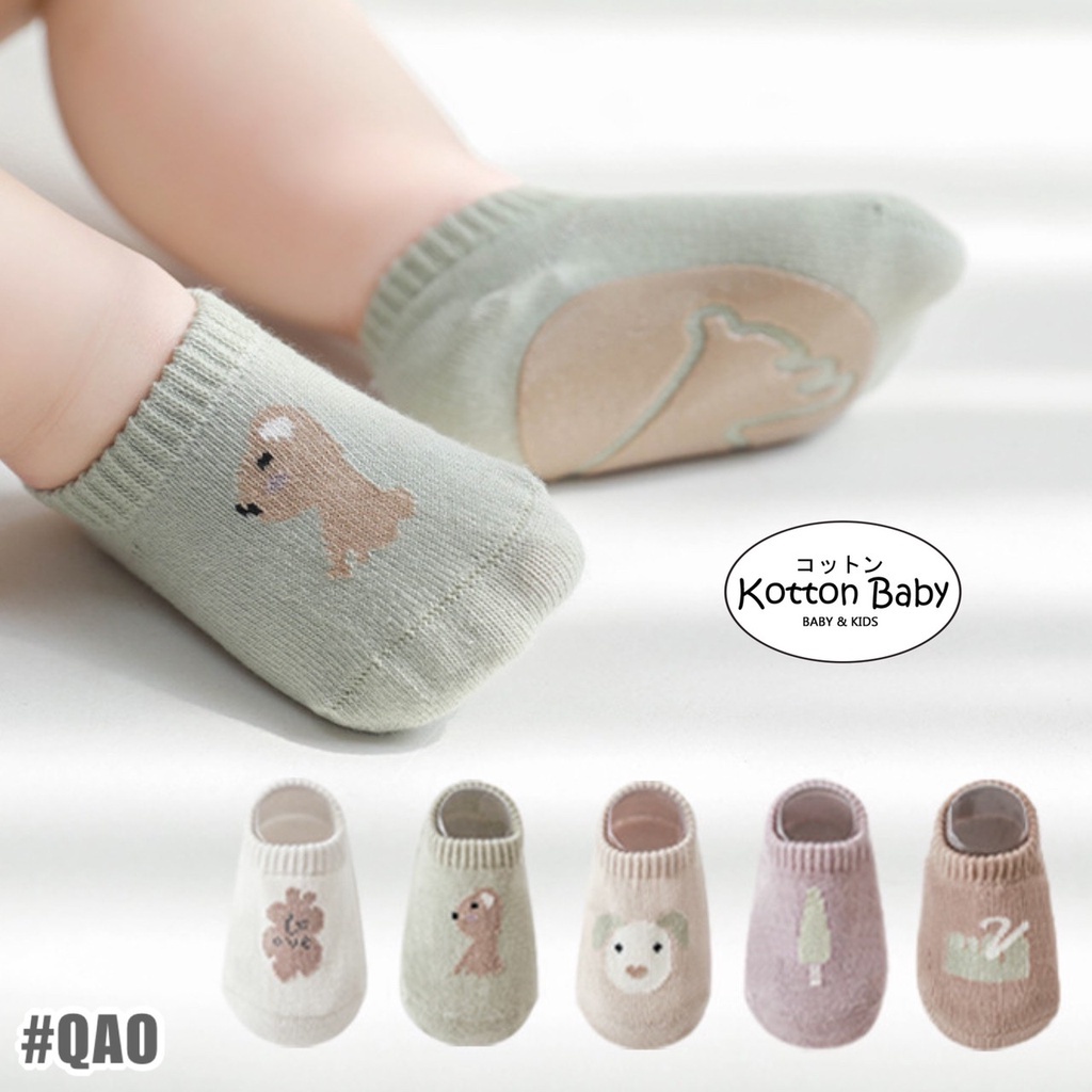 0-3 thn | KAOS KAKI BAYI ANAK IMPOR NEWBORN SOCKS LUCU KARAKTER KARTUN catalog QN QAO