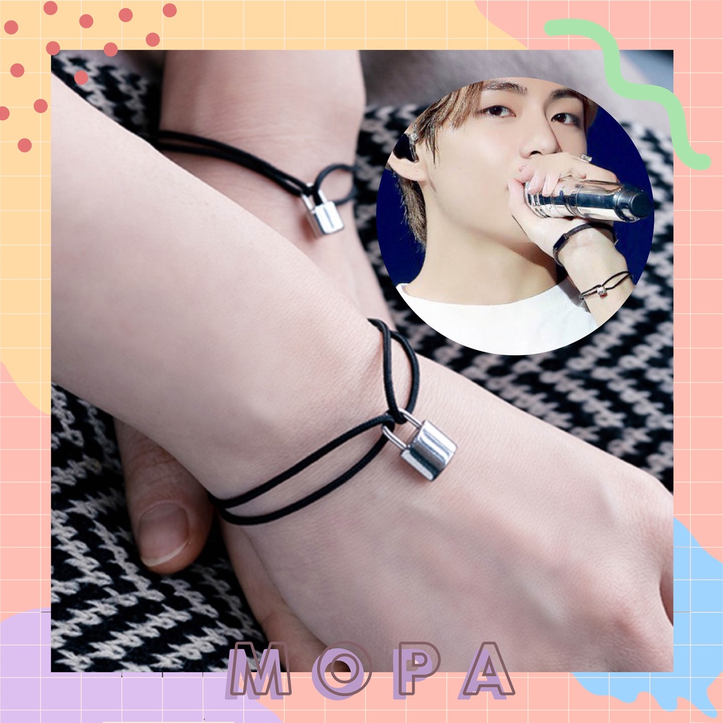 [READY] bts v taehyung asmama douar lock bracelet