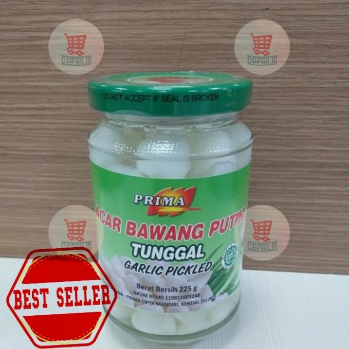 

(:(:(:(] Prima Acar Bawang Putih Tunggal / Garlic Pickled 225 gram