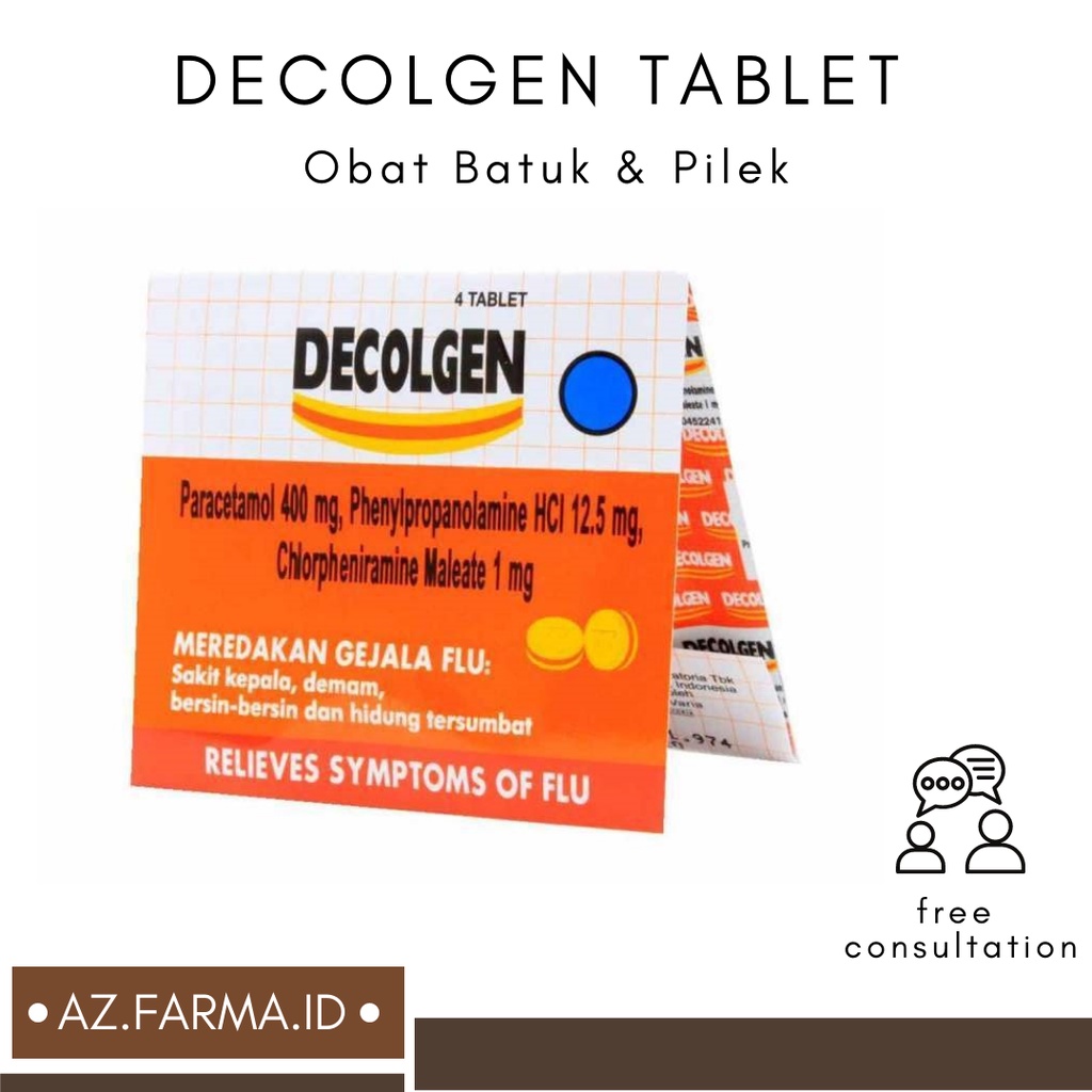 Decolgen Strip Obat Batuk & Pilek