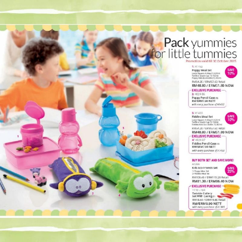 Poppy Meal Set Tupperware MaLaysia
