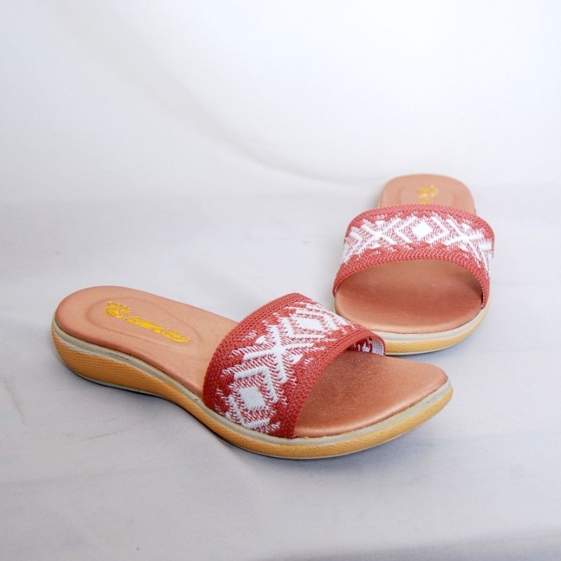 sandal slop rajut anak motif/sandal anak perempuan terbaru