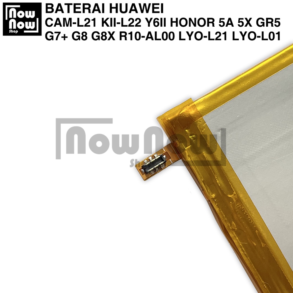 Baterai Huawei CAM-L21 CAM L21 Y6II Y6 II Y6 DUAL HONOR 5X 5A G7+ G7 PLUS G8 RIO G8X GR5 KII-L22 LYO-L21 LYO-L01 HB396481EBC Batre Batrai Batere Battery HP