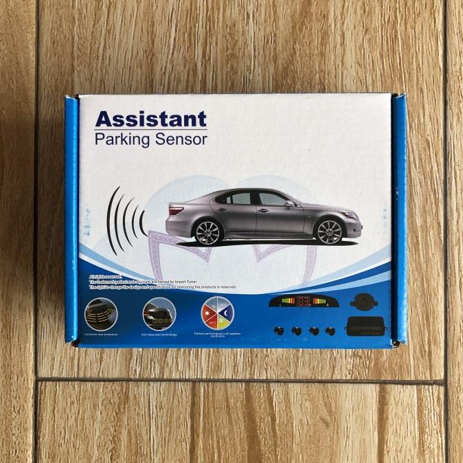 <<<<<] PARKING SENSOR 2 TITIK (PUTIH) - ASSISTANT | Sensor Parkir Mobil