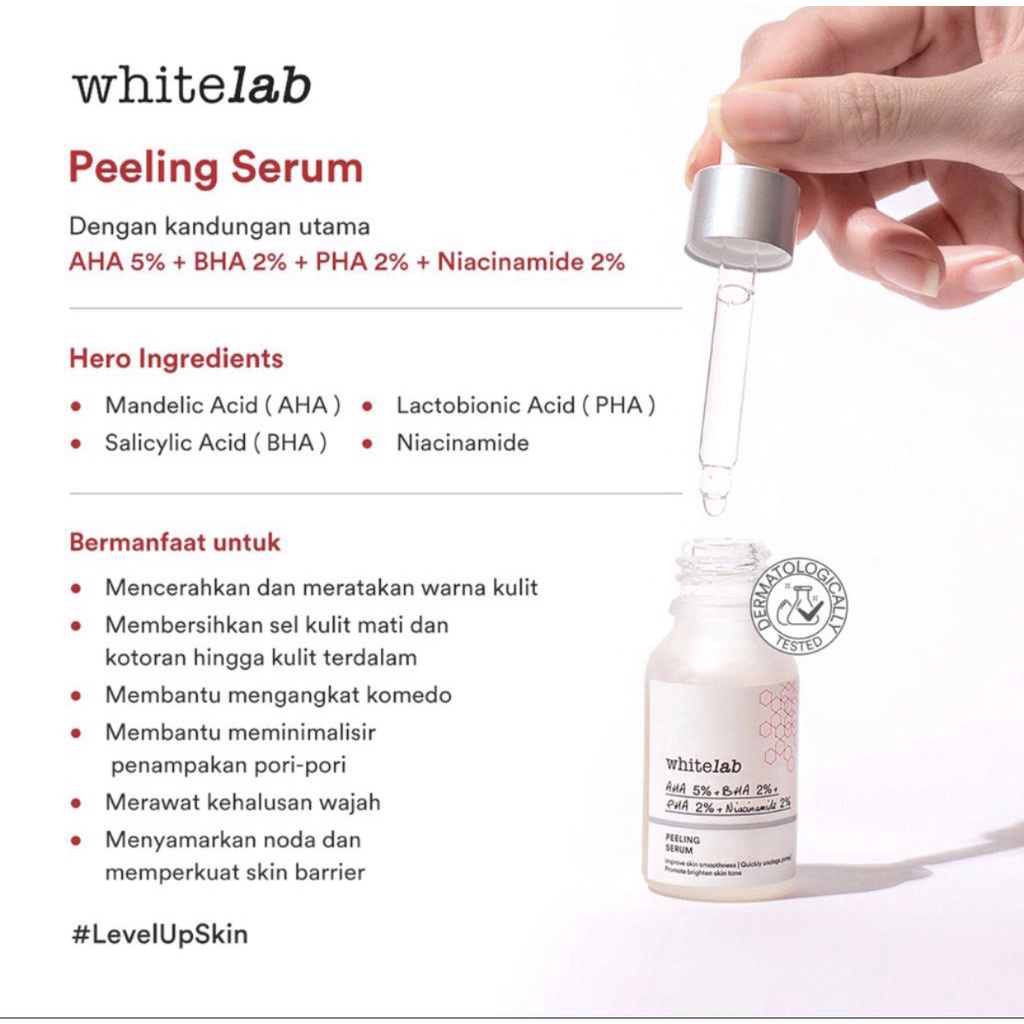 Whitelab Peeling Serum AHA BHA PHA 15ml