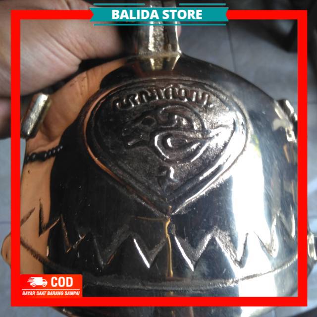 Bel lonceng klontong sapi kuningan / brass doorbell cowbell jumbo