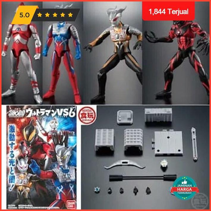 Action Figure Shodo Stage Ultraman Vs 6 Eighty 80 Belial Zero Darklops Expansion Set Exclusive