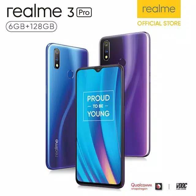 REALME 3 PRO .RAM 6 ROM 128 gb GARANSI RESMI. SEGEL PABRIK