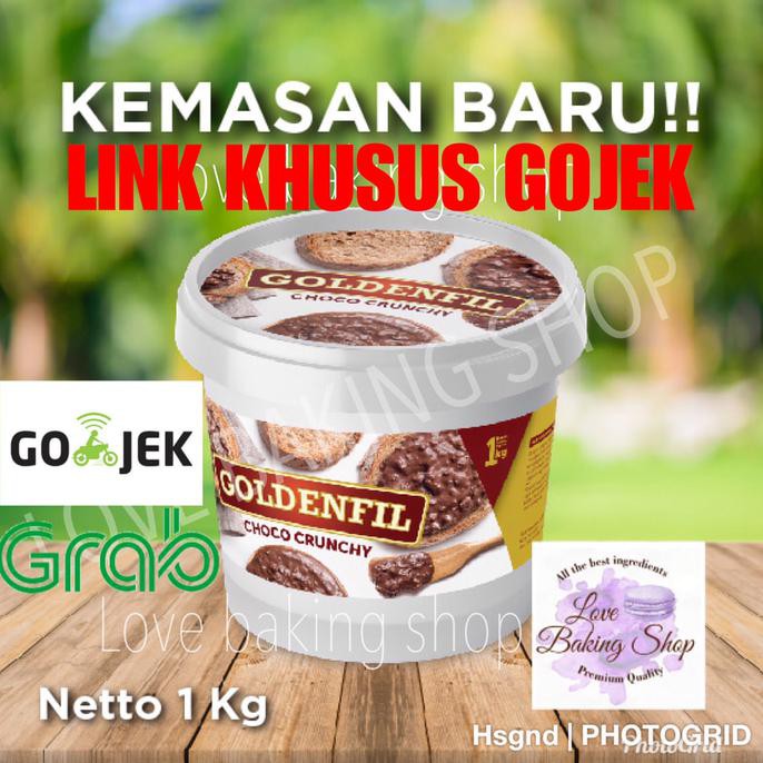 

Limited Stock Khusus Gojek! Hot Sale Promo Goldenfil Crunchy 1 Kg Selai Cokelat