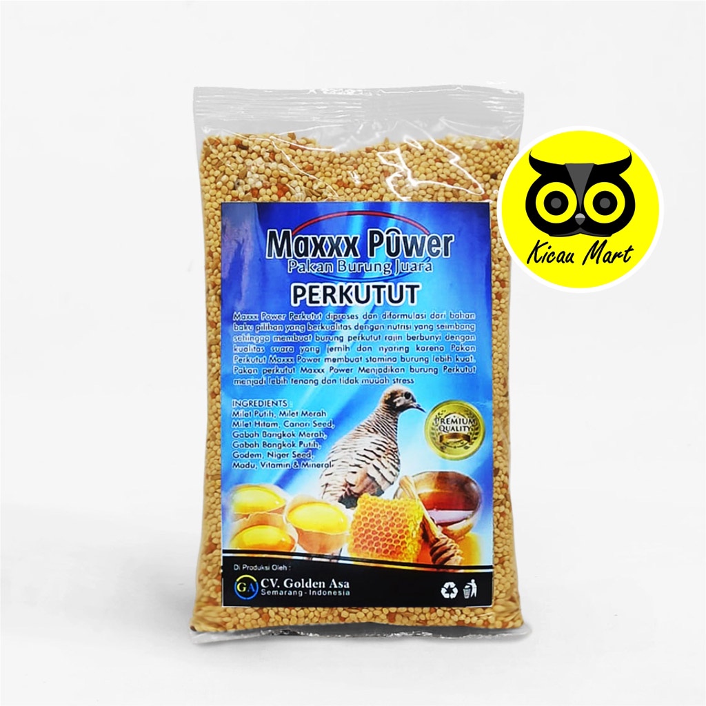 Pakan Perkutut Maxxx Power Makanan Harian Burung Perkutut Mix Biji Millet Milet Gabah Madu Vitamin Makanan Burung Derkuku Perkutut Lokal Bangkok