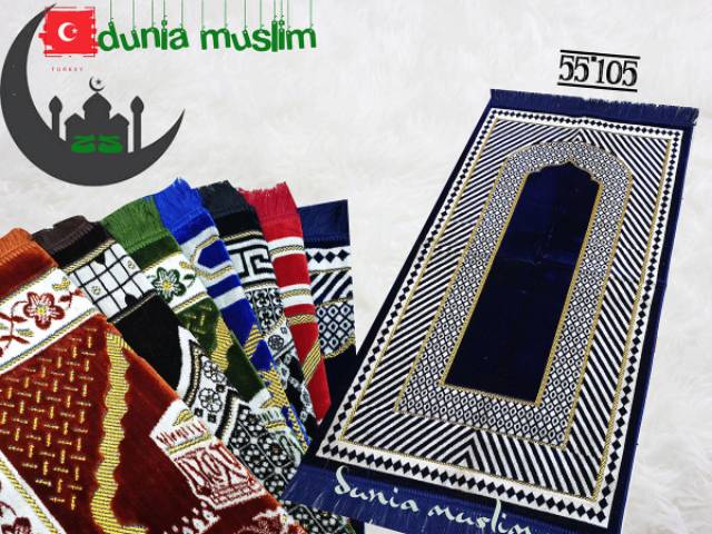 DM Sajadah Turky Turi 53x110 Tebal Halus Perlengkapan Sholat Oleh oleh Haji Umbroh