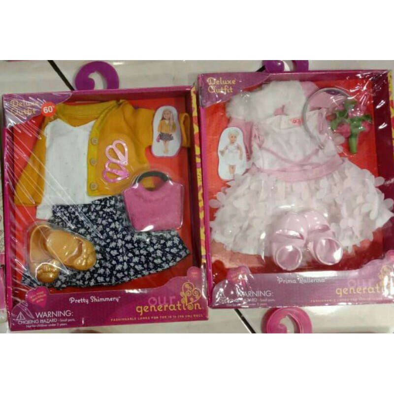 Our Generation Deluxe Outfit Bundle Baju Boneka