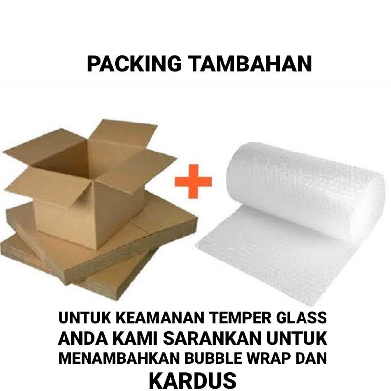 

PACKINGAN TAMBAHAN DUS + BUBBLE WRAP MENGHINDARI BARANG RUSAK / PECAH