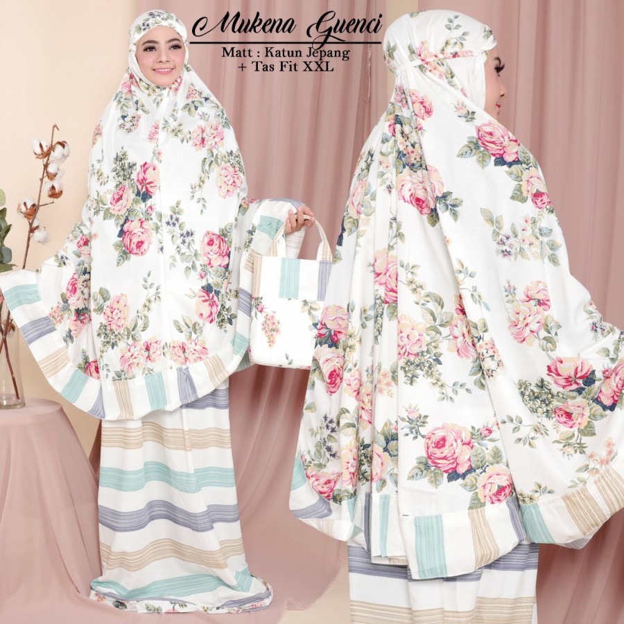 Mukena Couple Ibu Dan Anak Bahan Katun Jepang/Harga Grosir/Bisa Bayar Di Tempat