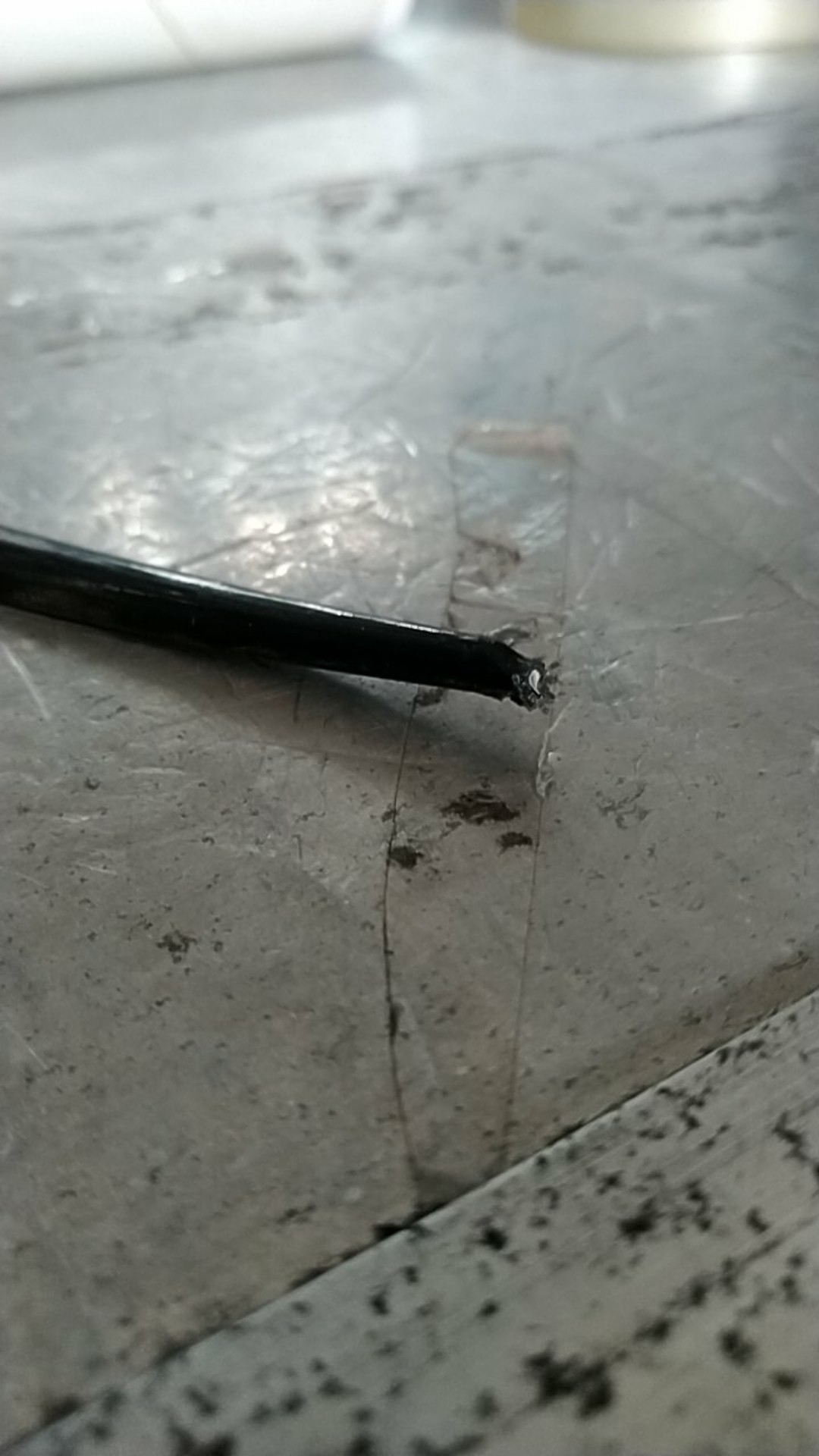 Garpu Makan Plastik Warna Hitam Putih Tebal Panjang Termurah