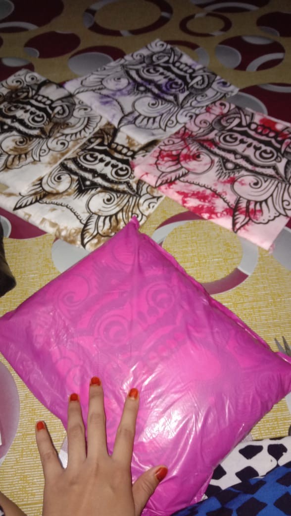 Gamis Batik (cod) Manggar Gamis Batik Pesta Model Terbaru