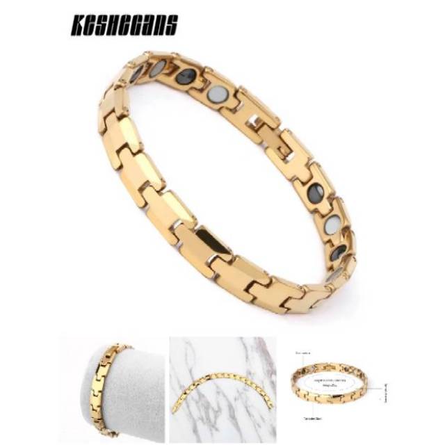 Gelang magnet kesehatan wanita - gelang Tungsten kesehatan