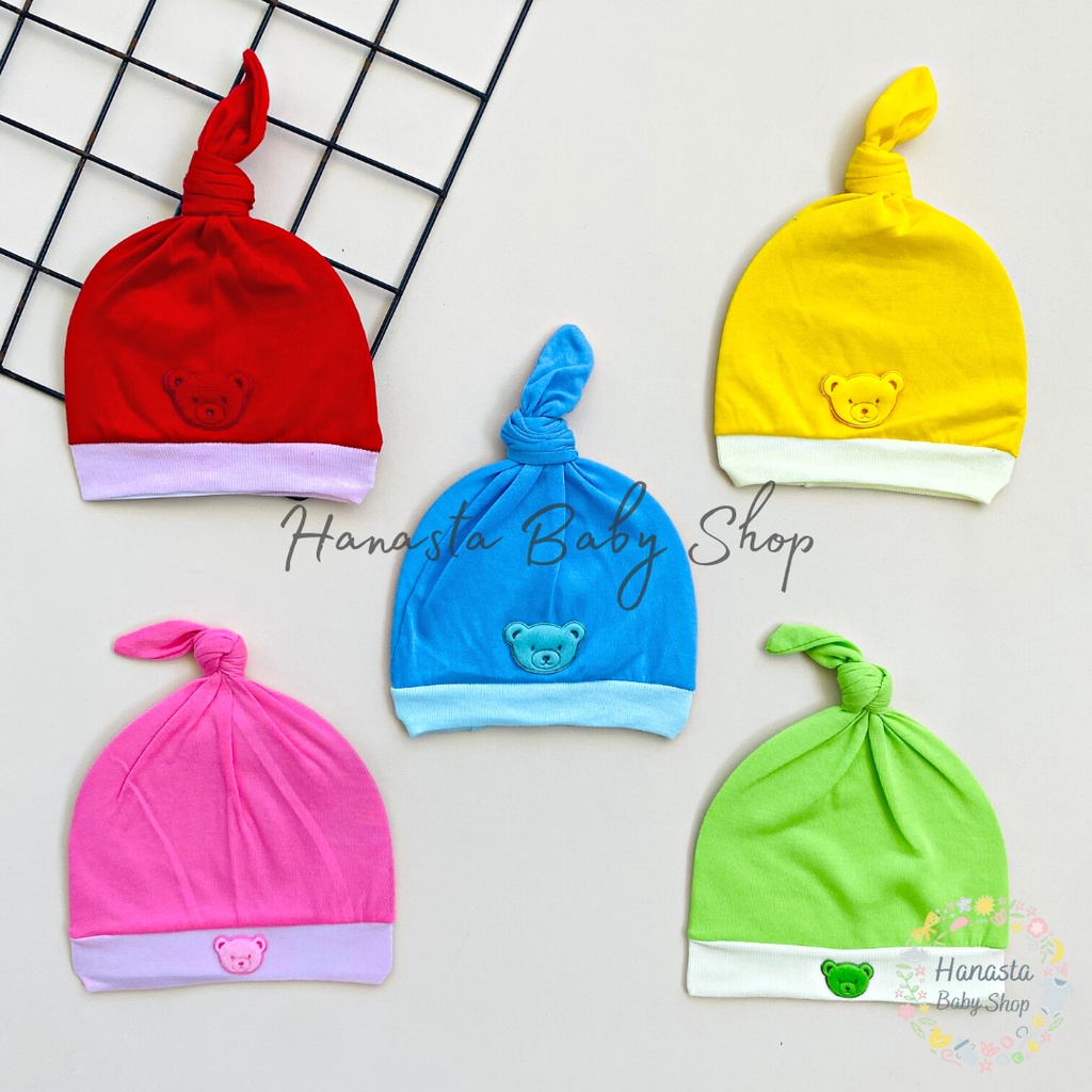 Topi Kupluk Bayi (0-12 Bulan) Baby Hat Newborn Pelindung Kepala Bayi Perlengkapan Bayi