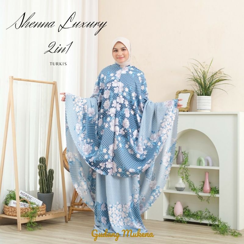 MUKENA MAXMARA LUXURY SHENNA 2IN1 LASER CUT JUMBO