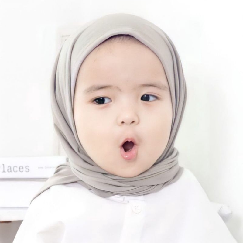 Kerudung CAMILA Anak | Pashtan Anak | Hijab Camila | Pashmina Instan Anak Jersy Premium