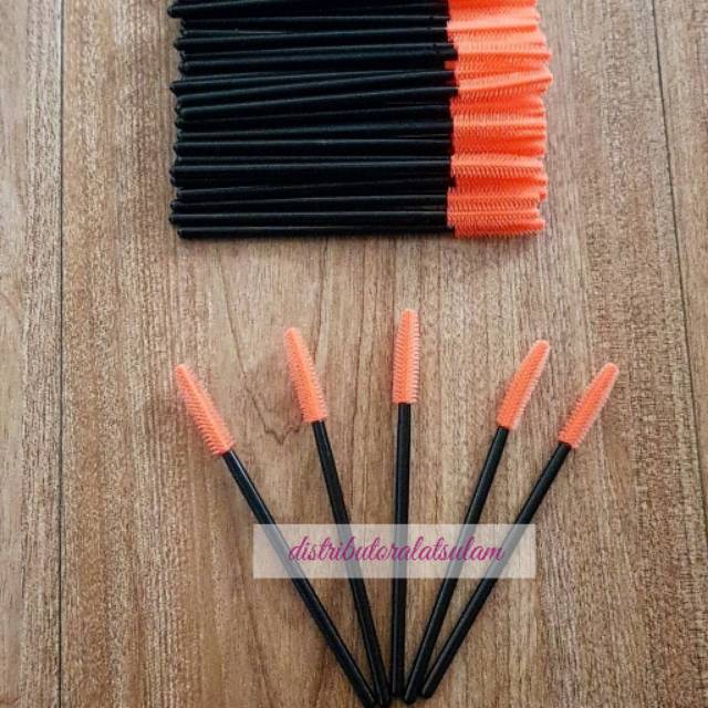 Silicon Mascara wand 1Pcs / sikat eyelash extension /sisir bulumata sambung