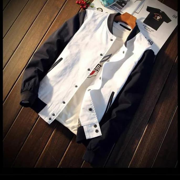 jaket baseball drill polos sensor co / bomber polos