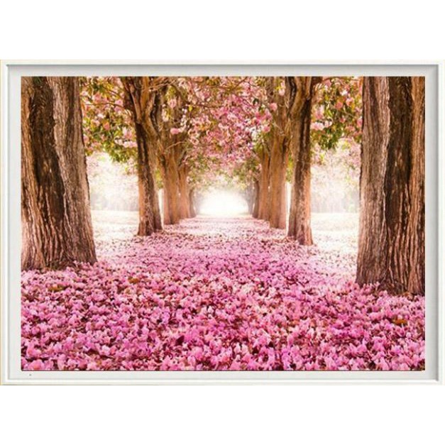 DIY Diamond Painting - 5D Flower Road Stitch Kit