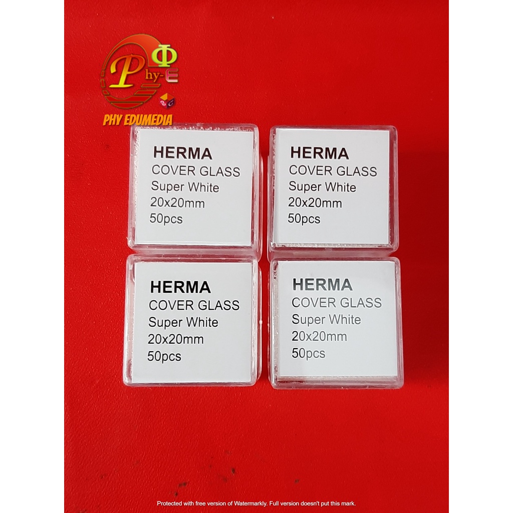 Cover Glass / Cover Glass Mikroskop / Kaca Penutup Preparat / Cover Glass 20x20 HERMA