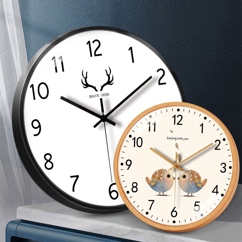 Jam Dinding Aesthetic Dekorasi Minimalis Besar Kecil Murah Jumbo Untuk Import Kamar Tidur Lucu Unik-4