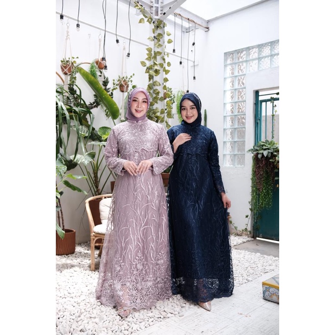 GAMIS BRUKAT RATU / BAJU GAMIS MODERN / KEBAYA MODERN / BAJU PESTA WANITA