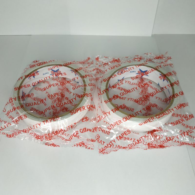 

Double Tape Kertas 1 inch (24mm x 10 yard)