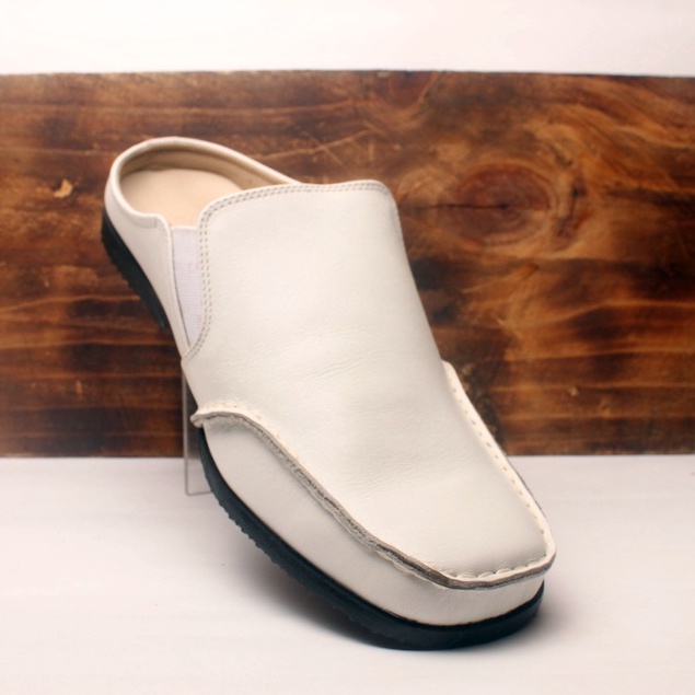 Sepatu Sandal Pria Kulit Asli Rasheda Gr 44 Selop Tutong Bustong Big Size