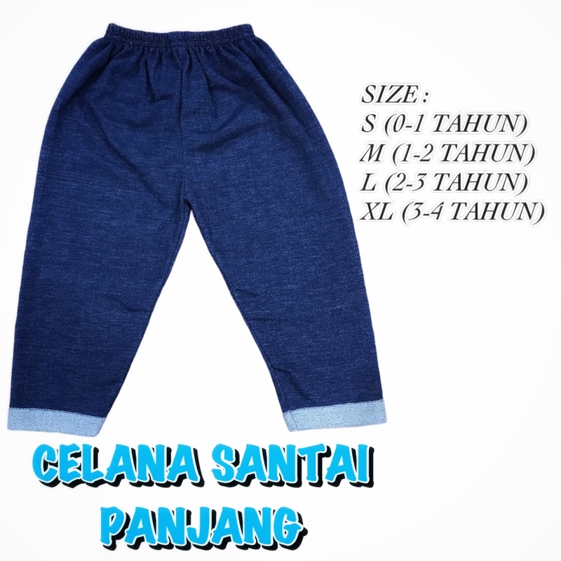 3S YEYA - CELANA PANJANG SANTAI FASHION ANAK DENIM