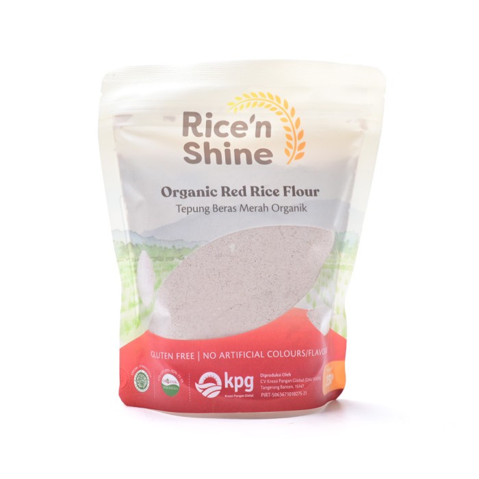 

D02D1 Rice'N Shine Tepung Beras Merah Organik 250 G Da01D100