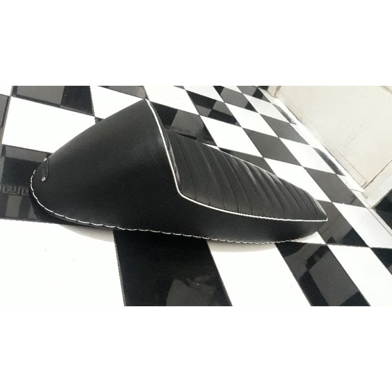 jok vespa super/sprint/vbb model longtail list putih
