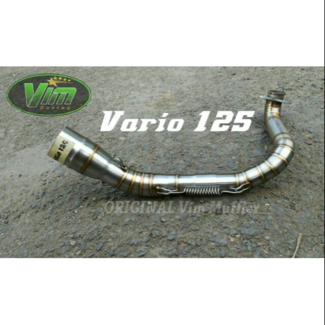 Leher knalpot vario 125/150 old. Header knalpot vario 125/150 old. Leher vario stainles fullcacing