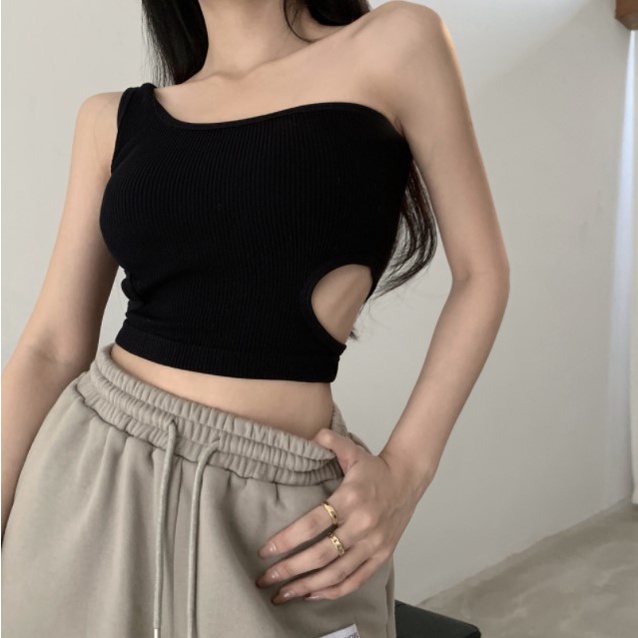 Tanktop 25 atasan crop top wanita pakaian dalam korean style-5