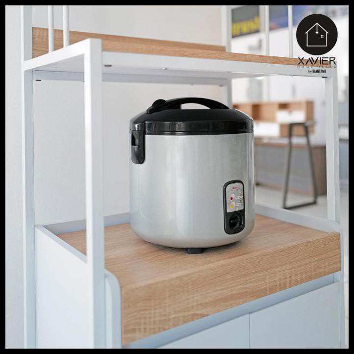 PROMO Xavier Home Decor CHARLIE / Rak Dapur Serbaguna / Rak Microwave