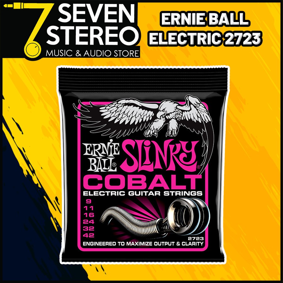 Ernie Ball 2723 Cobalt Slinky 9-42 Electric Guitar Slinky