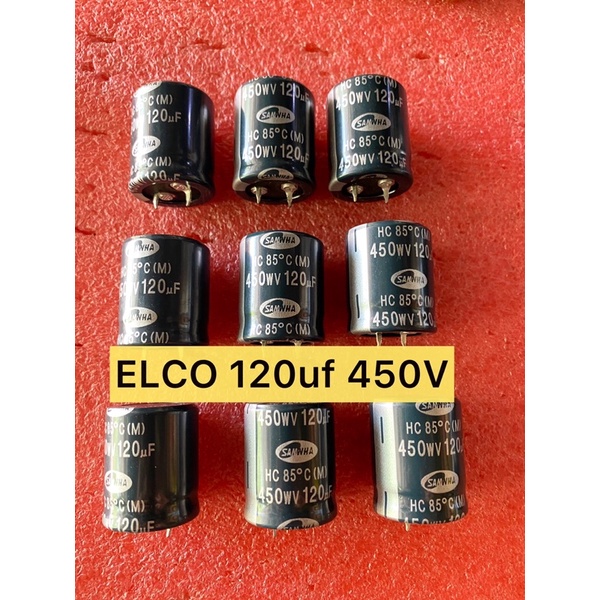 ELCO 120uf 450V