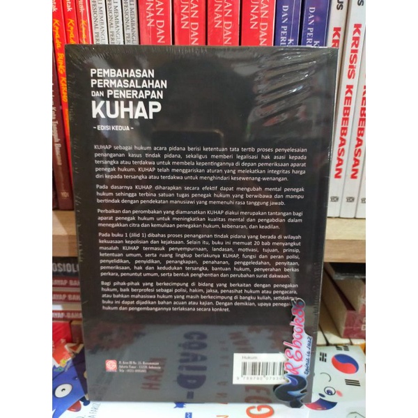 Pembahasan Permasalahan dan Penerapan KUHAP ( Pemeriksaan Sidang Pengadilan ) Edisi Kedua - M. Yahya Harahap #SG-1