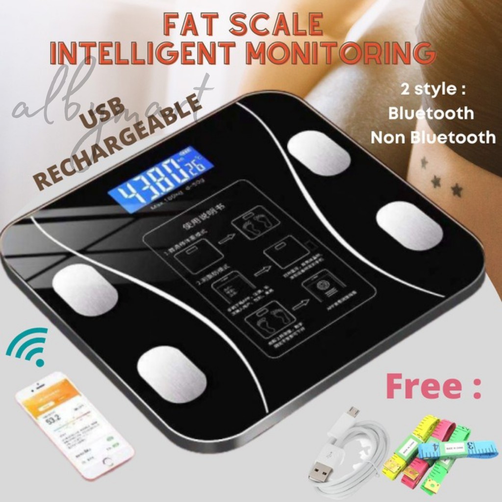 SONGYING - Timbangan Badan Digital Body Scale Body Fat Monitor Analysis