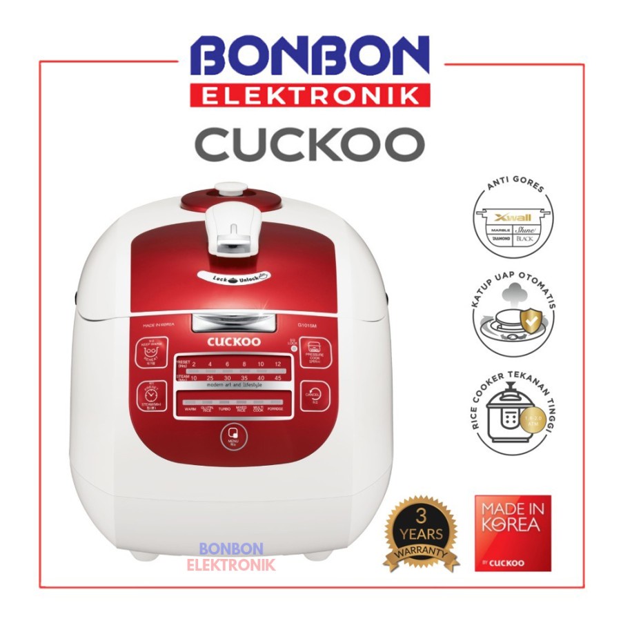 CUCKOO All-in-One Pressure Cooker CRP-G1015M 1.8L No.1 In Korea