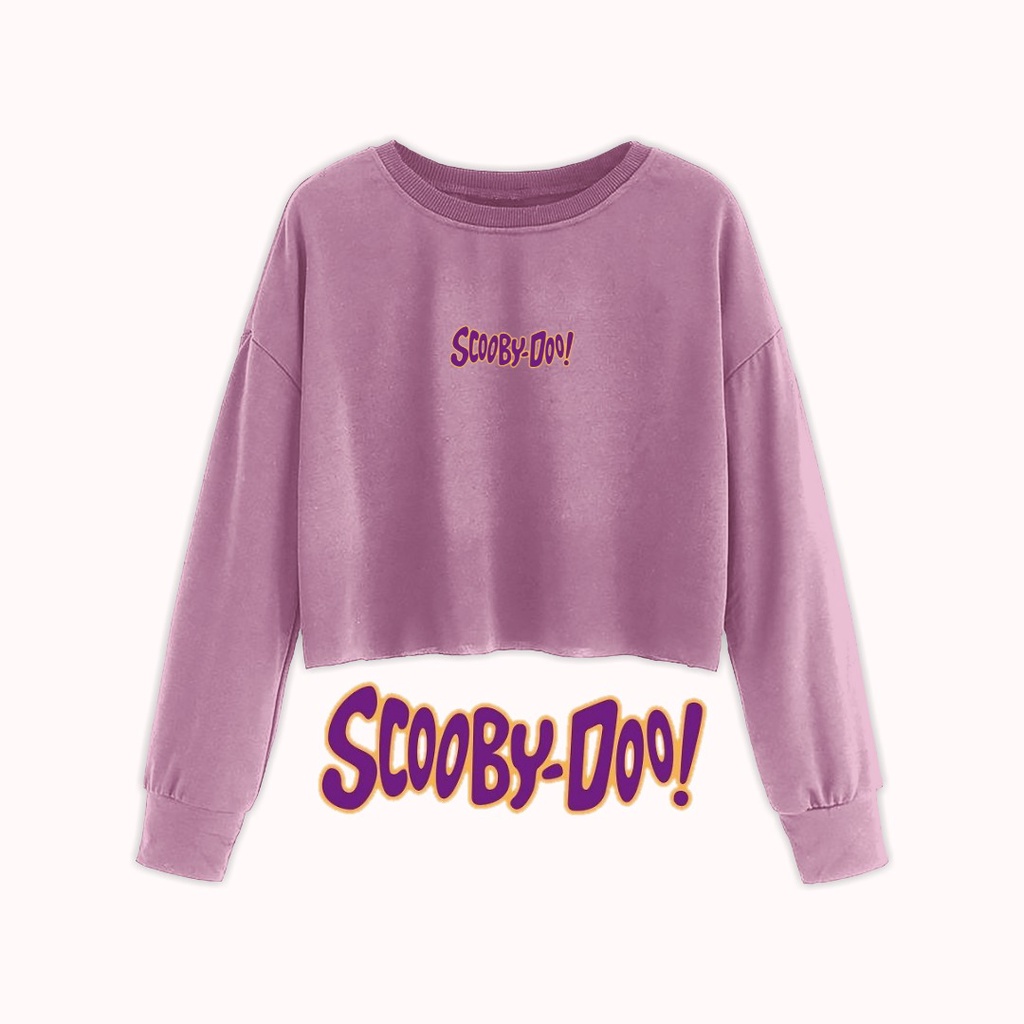 SWEATER CROP SCOOBY DOO WANITA ANAIRAOFFICIAL