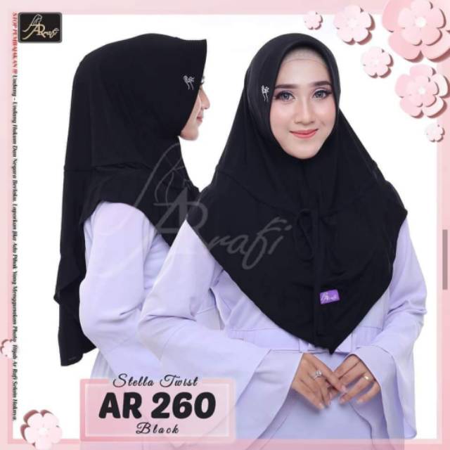 Hijab arrafi ORI AR 260 hijab instan best seller-1